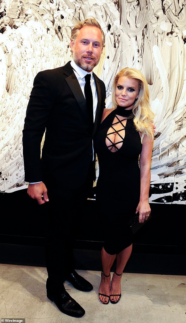 Simpson announced her separation from Johnson in January, after 10 years of marriage, and in her new single, released last month, the star hinted that he may have cheated; seen in 2016