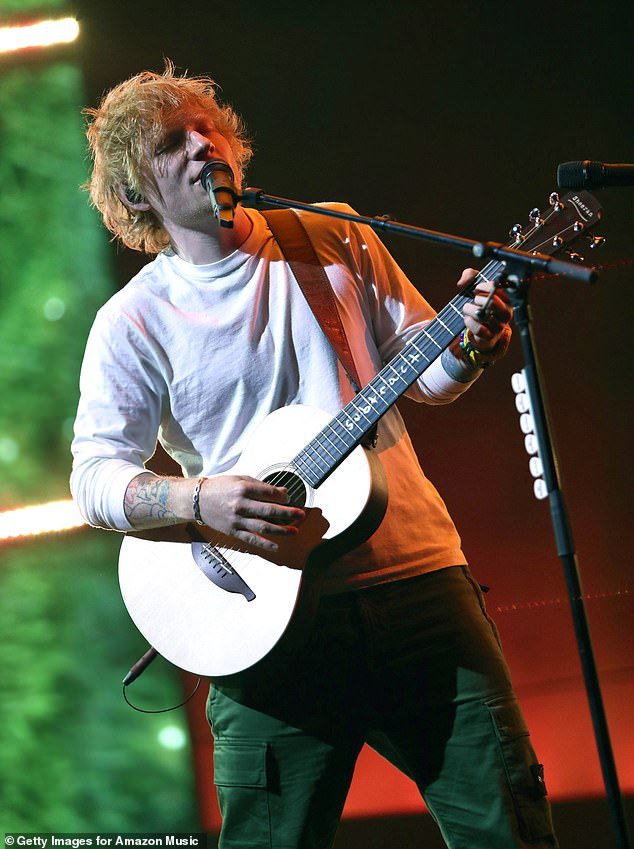 Money bags: Singer-songwriter Ed, 32, didn't rest on his laurels either and sold more concert tickets in 2022 than any other artist