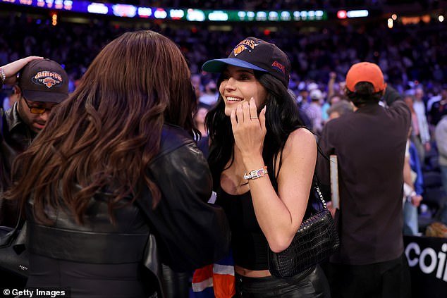 Kylie was seen spotting to her pal Jordyn Woods