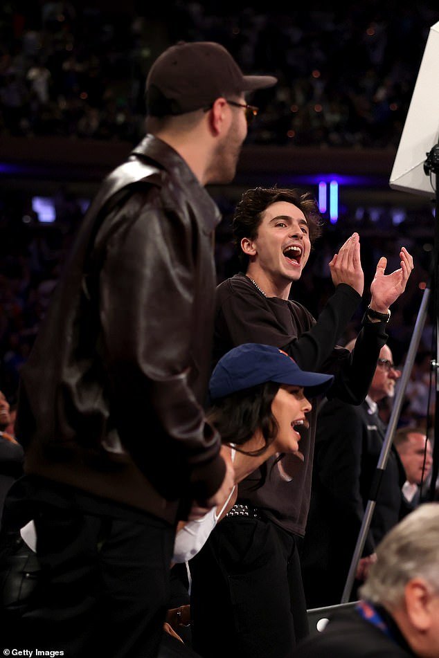The group cheered as the team made the next round of the tournament