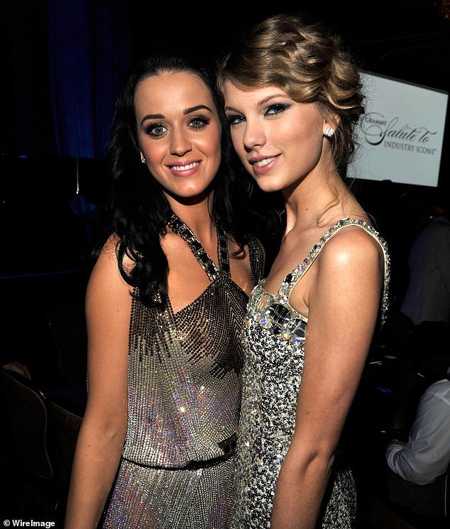 Taylor and Katy Perry's friendship has taken a circuitous route, as they went from good friends to feuding ex-pals before patching up their tattered relationship; pictured in 2010 in Beverly Hills