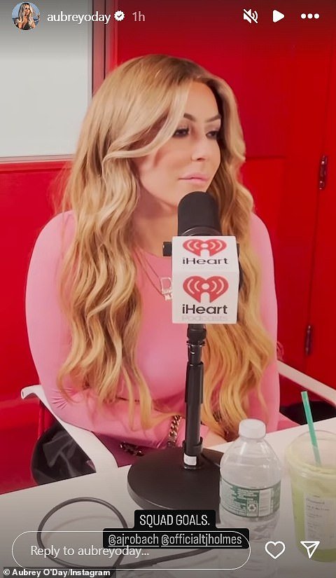 'I posted on my Instagram that I was here in New York and enjoying myself because I wanted to make it clear to everyone that I am not here testifying,' O'Day said of her recent Instagram post