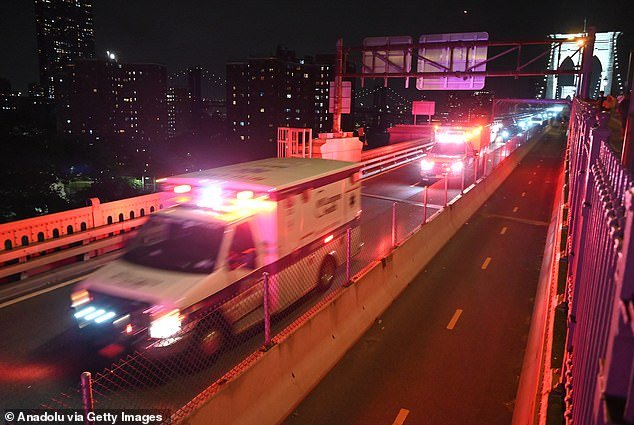 The NYPD has urged people to avoid Brooklyn's Dumbo neighborhood and the South Street Seaport in Manhattan as the investigation persists