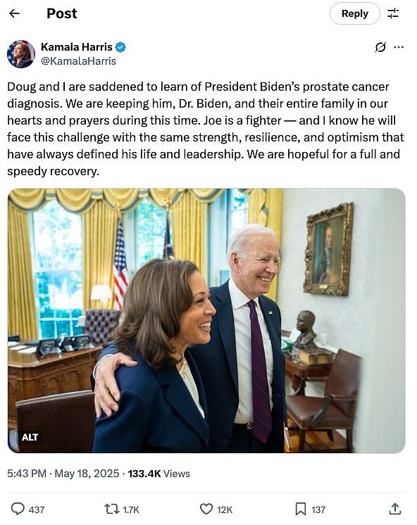 On Sunday night, she issued a heartfelt message of support to her one-time ally, in an apparent effort to publicly bury the hatchet on Elon Musk 's social media platform X