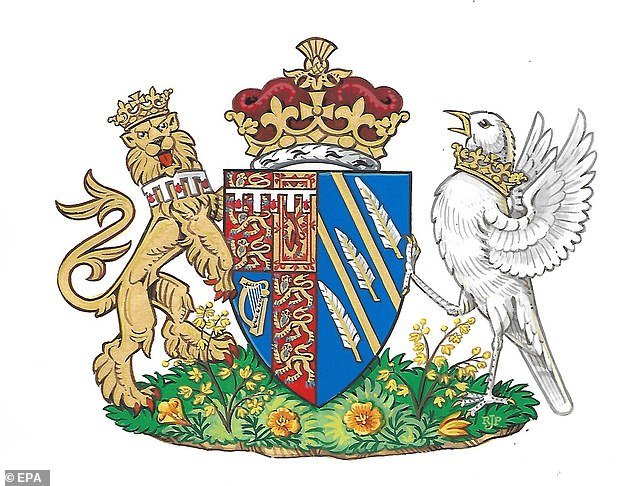 Meghan worked with the College of Arms to design the coat of arms which aimed to represent her personally and her American roots, before the Queen signed off on it