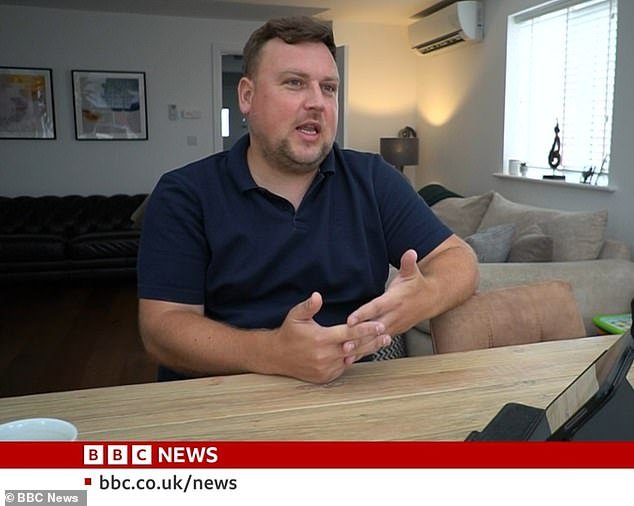 Father-of-two Peter Snieg said he will have to 'find ÂŁ750 extra a month to pay' the mortgage