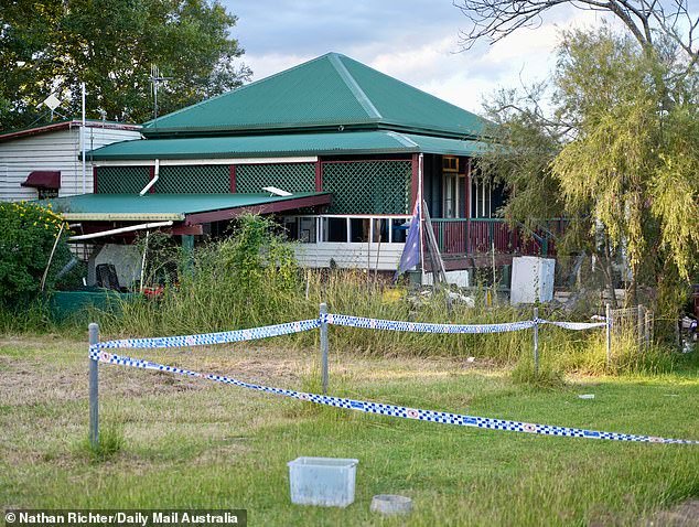 The Gin Gin property where Phoebe Bishop was living before she disappeared