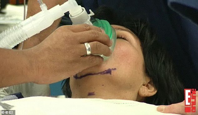 Fourteen years ago, a terrified Kris was filmed being wheeled in for a facelift on her reality show, Keeping Up With The Kardashians