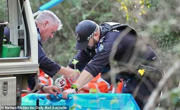 Officers returned to the bushland on Saturday after seizing an item of potential interest on Friday