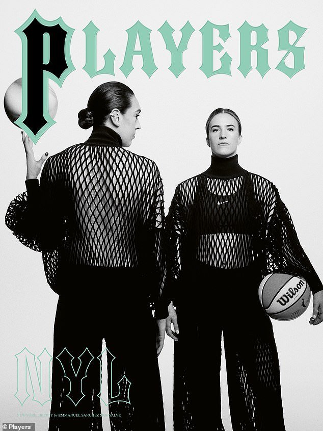The New York Liberty's Sabrina Ionescu and Breanna Stewart are also in the magazine