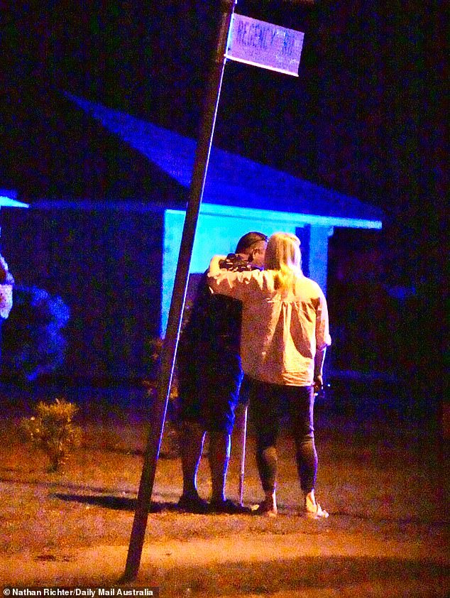 Shocked neighbours consoled each other after learning about the three-year-old girl's death