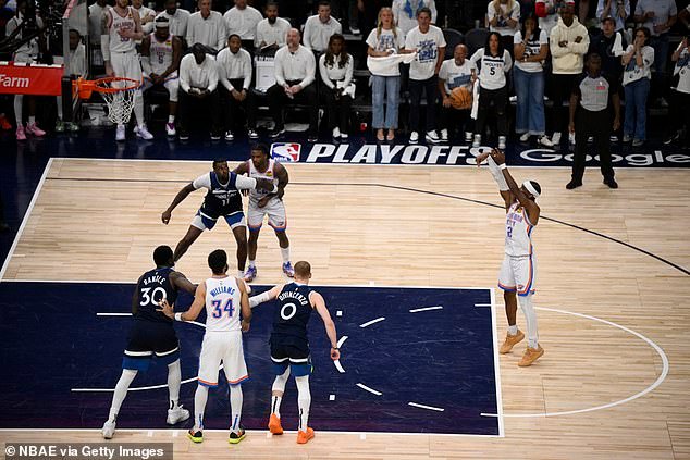 Fans were furious after Burke called Shai Gilgeous-Alexander a 'free-throw merchant'