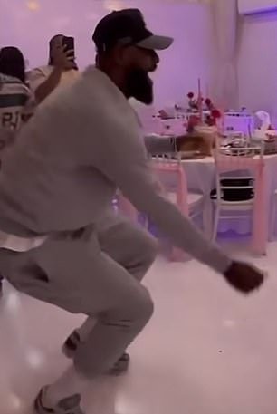 He was seen dancing at a family party just weeks after his MCL sprain