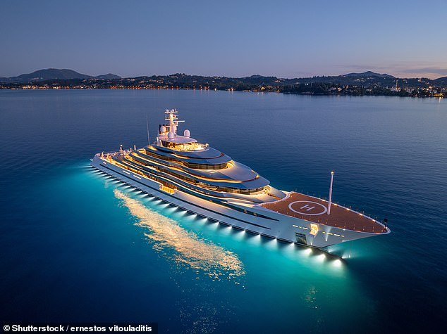 Walmart heiress Nancy Walton Laurie showcased her $300 million superyacht , Kaos, in St Bart over the New Year's holiday