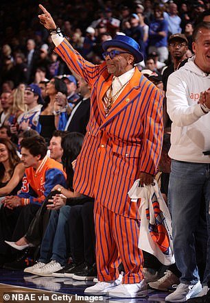 The director watches on courtside during Game 5 against the Pacers