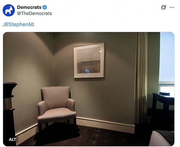 Democrats, usually starved for headlines these days, were quick to pile on with some humor of their own