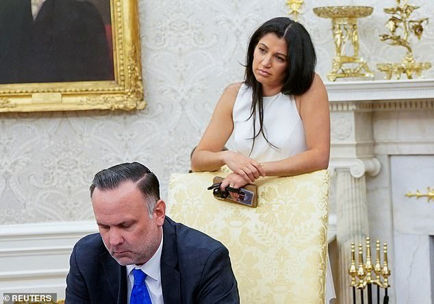 Miller's wife Katie announced her departure from the Trump administration to work for Musk full-time, whose private companies she has been posting about on X, as well as DOGE
