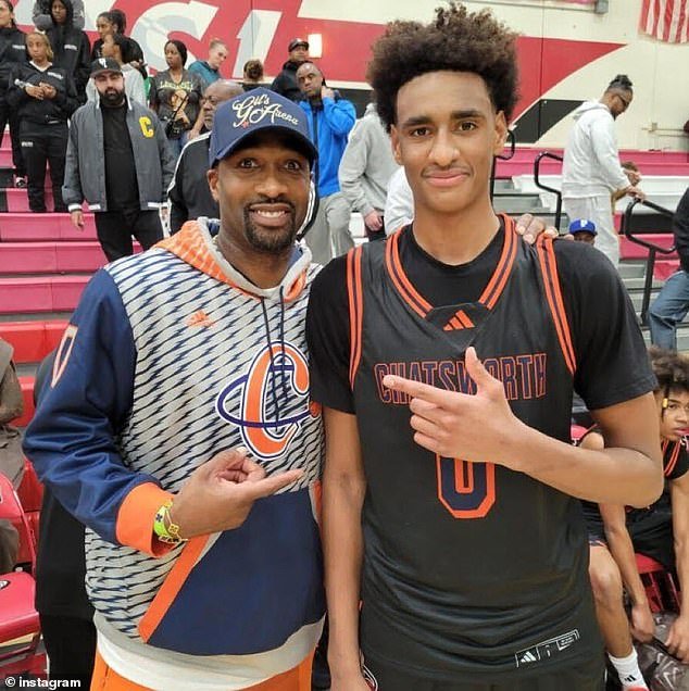 The son of ex-NBA star Gilbert was placed into an induced coma after the crash on April 24