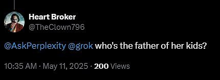 Questions have arisen over who the father of Amber's twins are