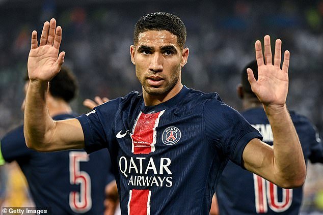 Achraf Hakimi left fans online confused after he declined to celebrate his goal vs Inter Milan