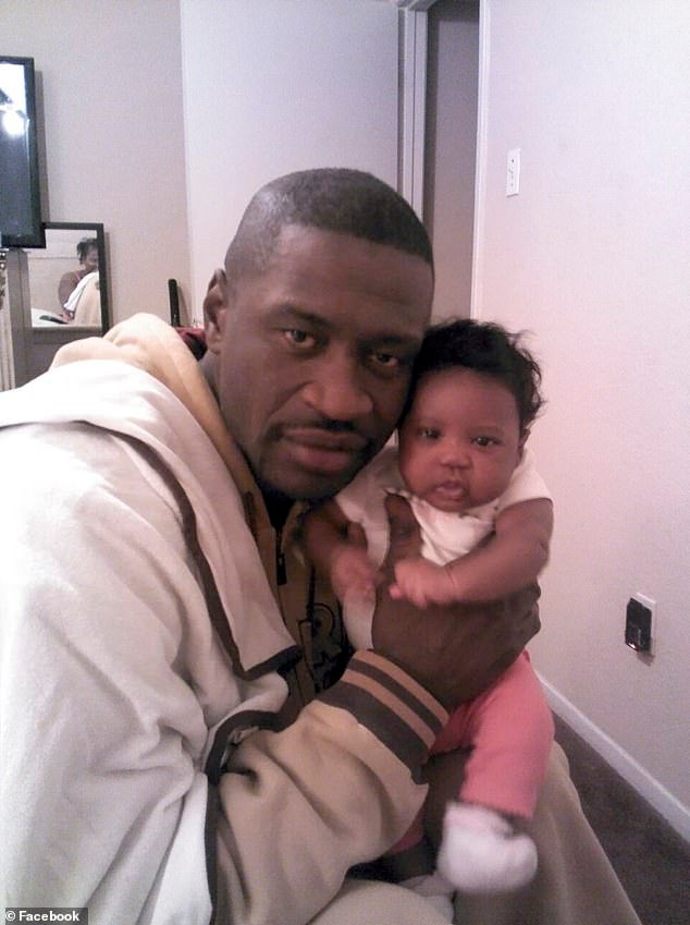 George Floyd and his daughter Gianna, who is now 11 years old