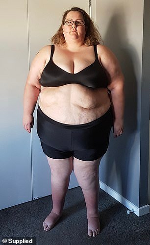 At her heaviest, Brenda weighed 222kg (490 lbs or almost 35 st) and had completely lost mobility