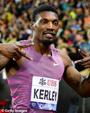 Kerley won a bronze medal in the 100m final at the 2024 Paris Olympics and silver in the same distance at the 2020 Tokyo Games