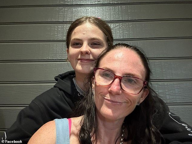 Phoebe's mum Kylie Johnson (pictured) has displayed more than 400 missing person posters as she desperately searches for her daughter