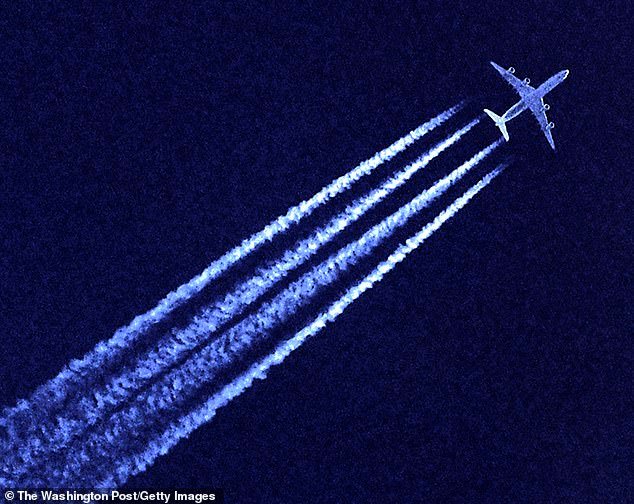 Conspiracy theorists have claimed that airliners have been pouring various chemicals into the atmosphere for years for nefarious reasons including population control and mind control
