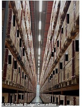 Barofsky's team is studying tens of thousands of documents that occupy a staggering 300,000 meters of shelf space