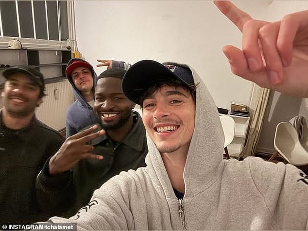 Timothée Chalamet distanced himself from the glitz and glamour of the 2025 Met Gala on Monday night as he enjoyed a boys night