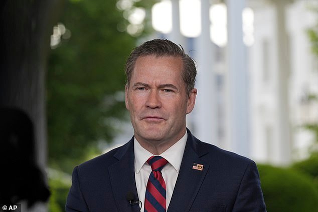 The shakeup is just the latest shoe to drop at the NSC, which is being dramatically made over after the ouster early this month of Trump's national security adviser Mike Waltz (pictured)