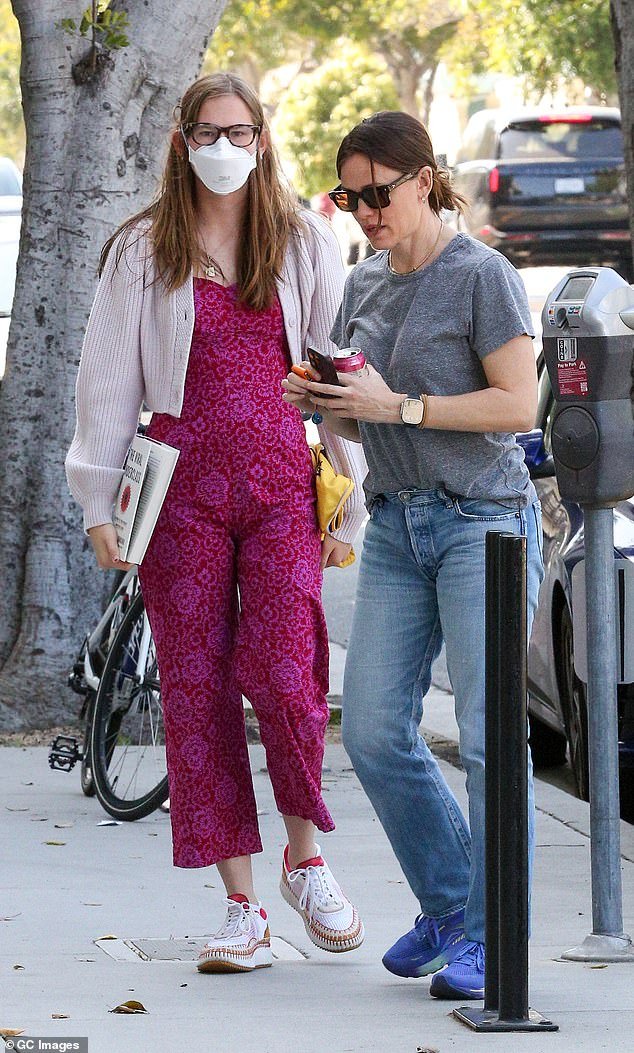 The Ivy League college student wrote about clashing with the Alias star over climate change during the Los Angeles fires in January; They are pictured in 2024