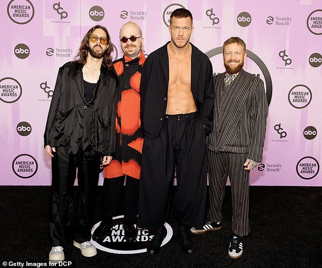 Critics also pointed to the band's past controversies. In 2023, Imagine Dragons (pictured) faced criticism for performing in Israel and Azerbaijan, in August 2023, before the October 7 Hamas terror attacks