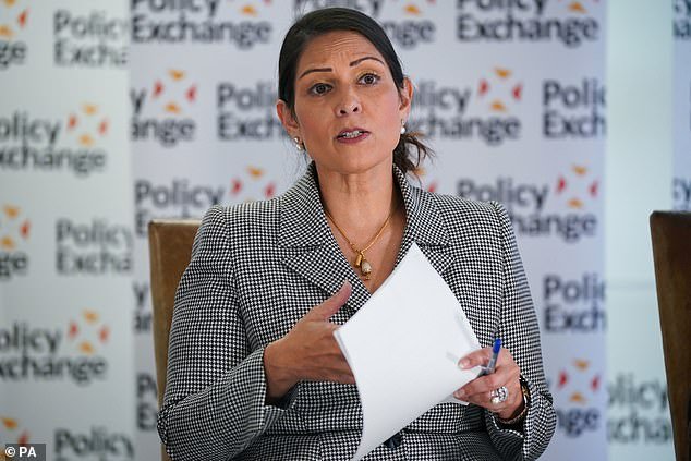 Mr Berisha is appealing against the decision by then-home secretary Priti Patel to ban him