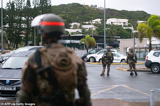 France deployed troops to New Caledonia's ports and international airport, and imposed a state of emergency on May 16 after three nights of clashes that left four dead and hundreds wounded