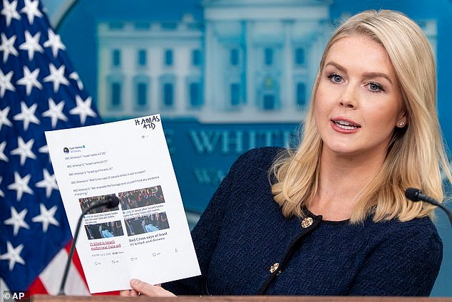 White House press secretary Karoline Leavitt downplayed Elon Musk's comments