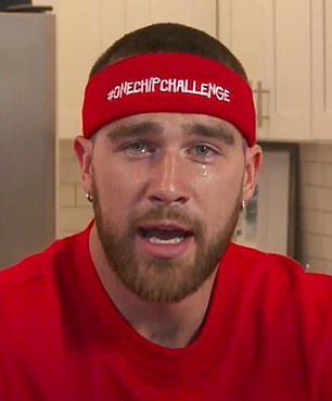 Kelce had tears streaming down his face when he tried it in 2018
