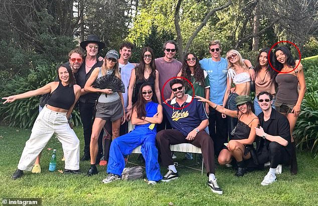 Their relationship looks to be serious, with Saba attending Andy's birthday shindig in March