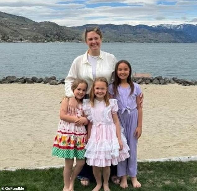 Mother-of-three Whitney Decker (pictured with her daughters) said today through her lawyer that she begged police to issued an Amber Alert after they failed to return home on Friday but was told the case did not meet the requirement