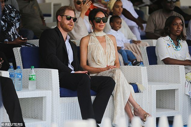 The Duke and Duchess of Sussex attend a polo fundraiser event in Lagos, Nigeria, May 12, 2024