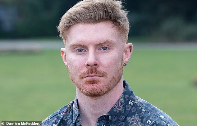 'I noticed my genitals were shrunken and retracted and I was having to urinate every 15 minutes,’ says Robb, who went straight to A&E the next morning