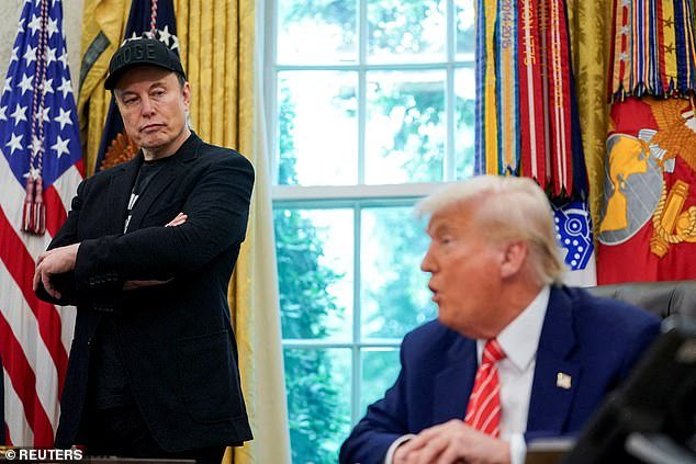 Elon Musk (pictured at the White House on May 30) was Trump's largest donor in his 2024 campaign, but is the now latest MAGA ally to join the president's ever growing list of foes