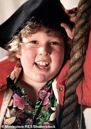 Jeff pictured as Chunk in the movie