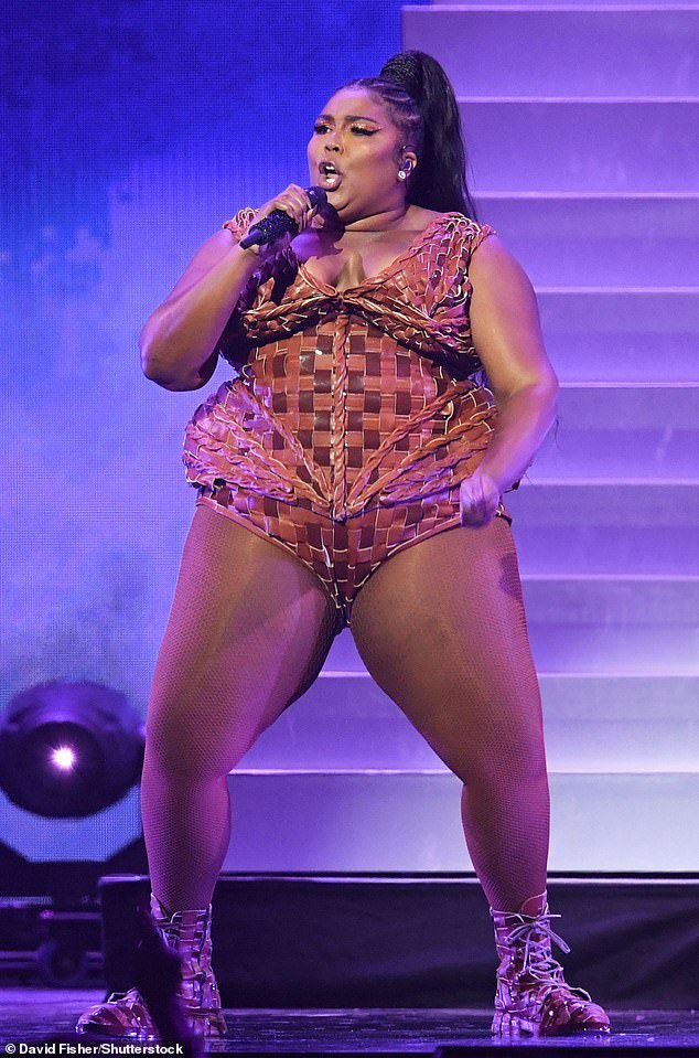 'The shocking factor was that people couldn't believe that someone that looked like me was confident,' she said; Lizzo seen in 2020