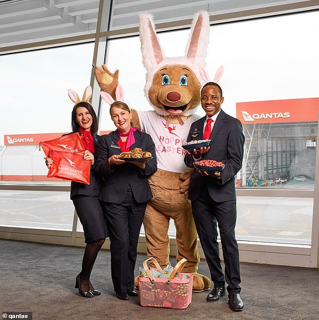 Monique Hristovska has paid a heartfelt tribute to her mother Olivia (pictured far left with other Qantas employees) whose survival she described as a 'miracle'
