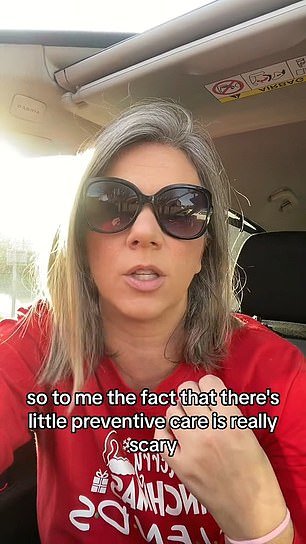 She called the lack of preventative care 'scary'