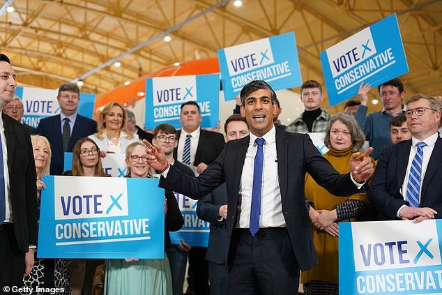 Prime Minister Rishi Sunak congratulates Tees Valley Mayor Ben Houchen on his re-election