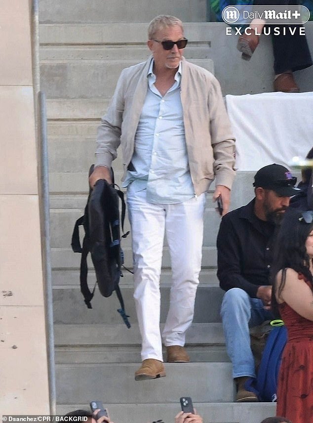 Costner's large blended family also includes son Liam, 28, from his relationship with Bridget Rooney