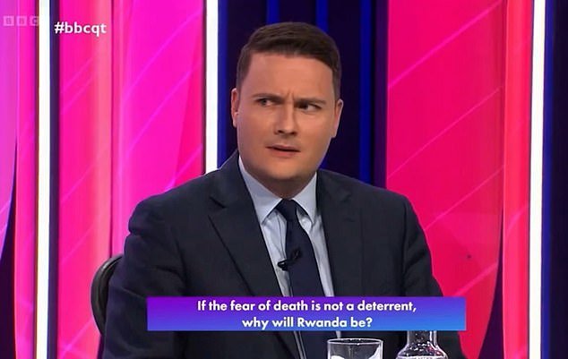 In a stark moment of disbelief the camera panned to fellow panellist and Shadow Secretary for Health and Social Care Wes Streeting , who responded by giving Mr Philp a wide-eyed, bewildered stare